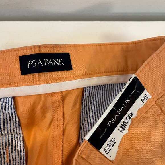 Jos. A. Bank Men's Coral Summer Slim Fit Chino Pant - Size 32 x 30 - NWT - Picture 7 of 7